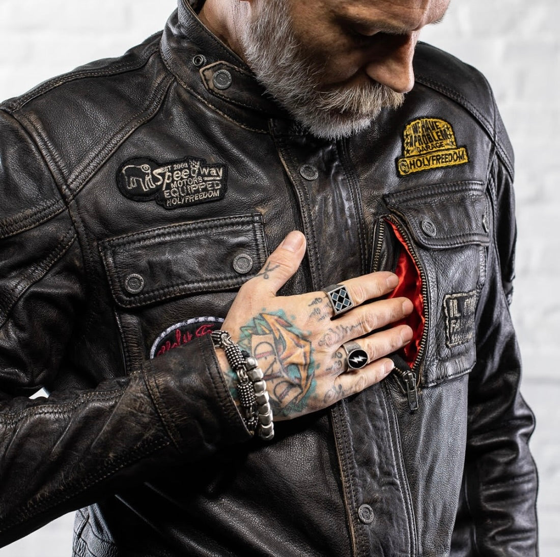 Veste noire Holyfreedom Quattro Evolution