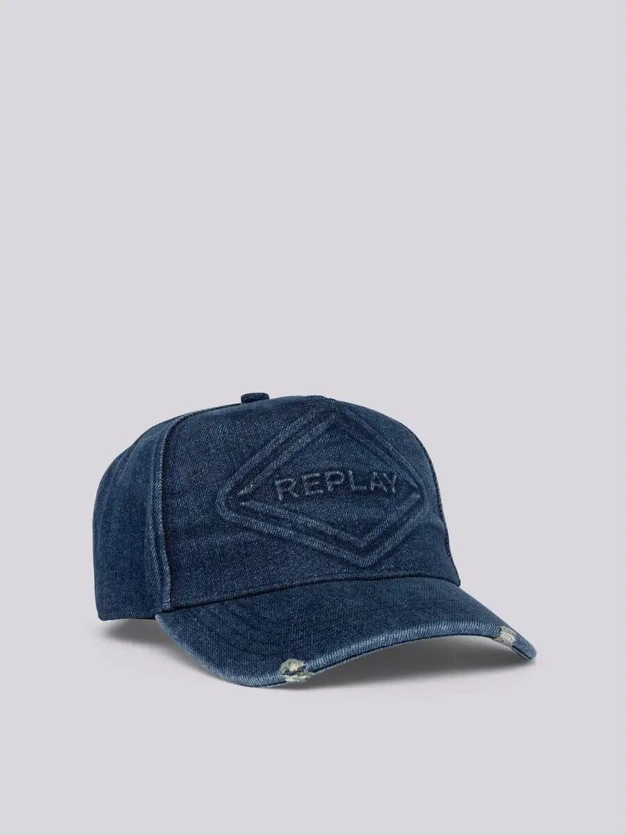 Casquette Replay Denim bleu