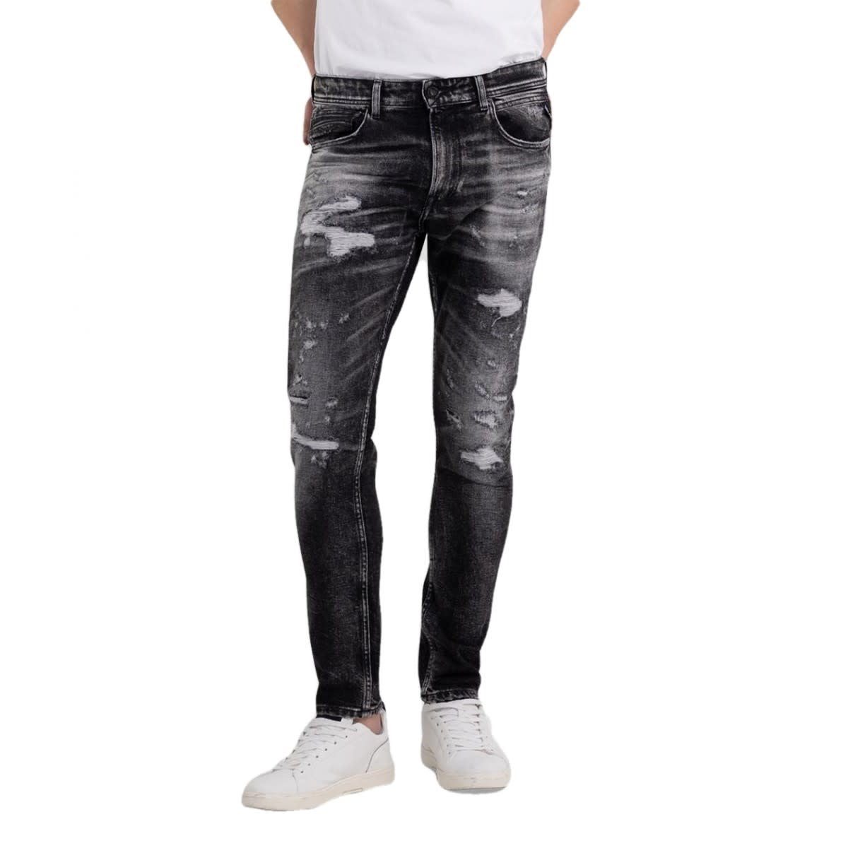 Jeans Replay gris foncé Johnfrus