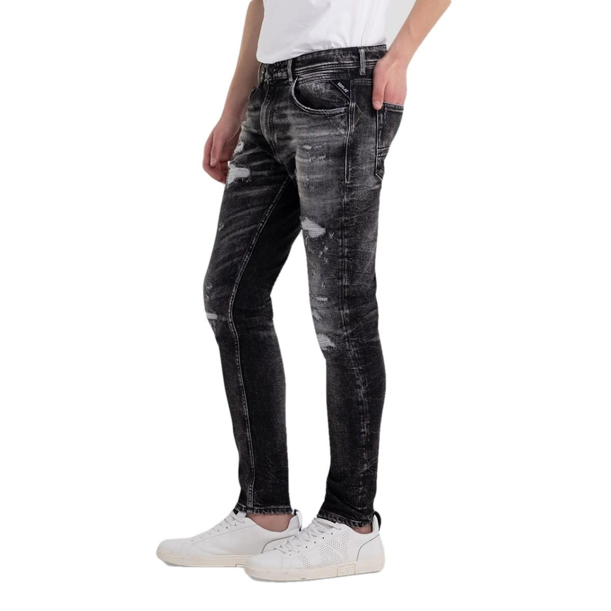 Jeans Replay gris foncé Johnfrus