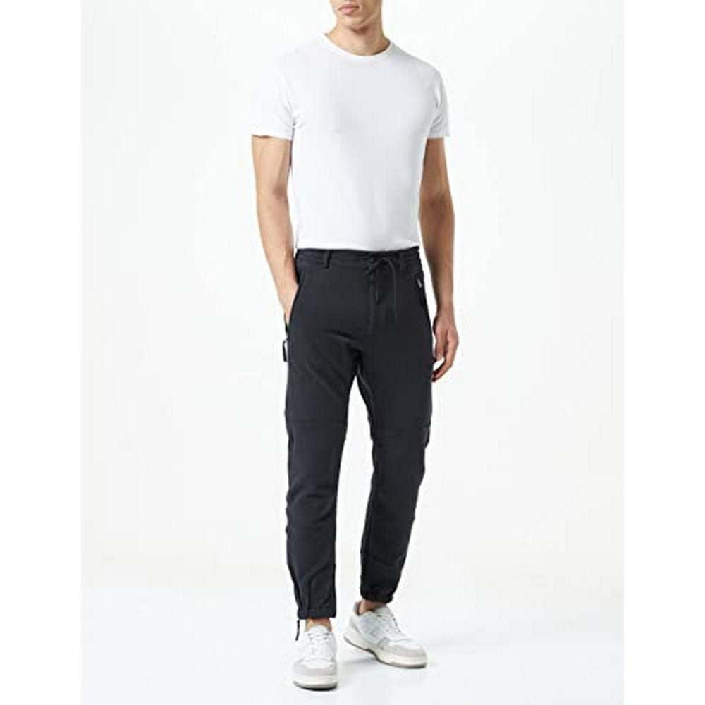 Pantalon Replay noir coupe baggy