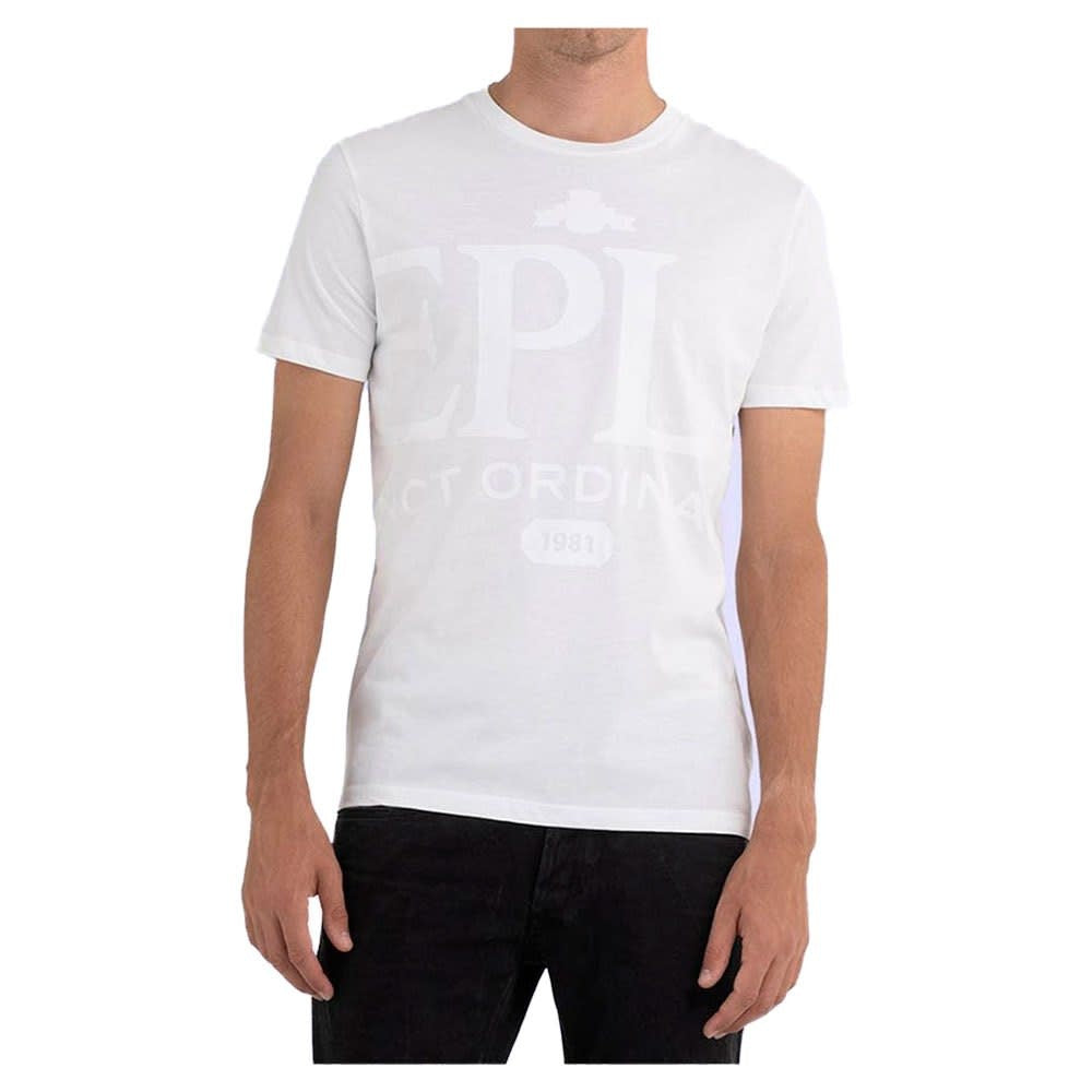 T-shirt Replay blanc ras-du-cou